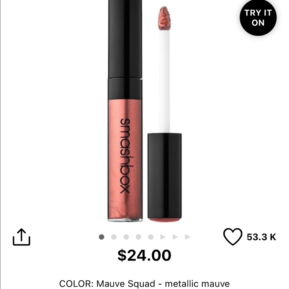 New Smashbox Be Legendary metallic liquid lip